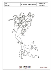 Winx Club Denizkızı boyama sayfaları